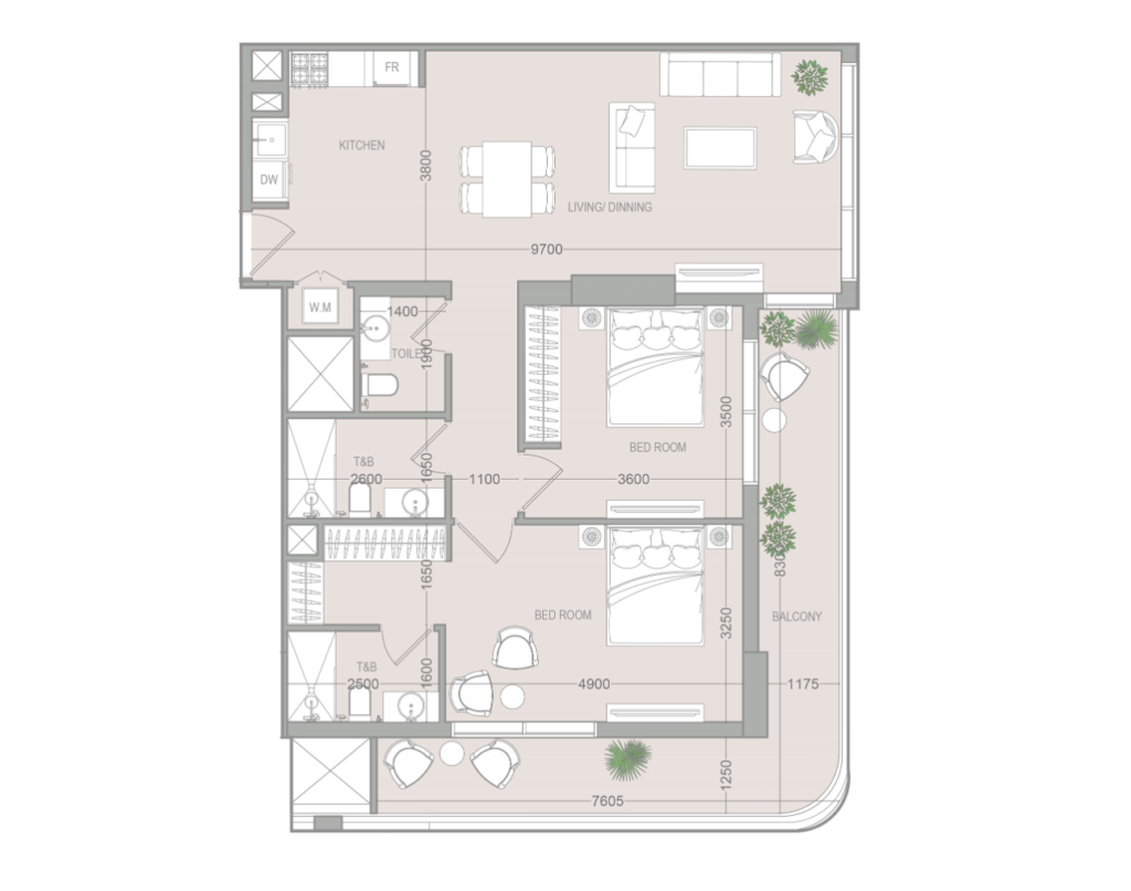 2 Bedroom