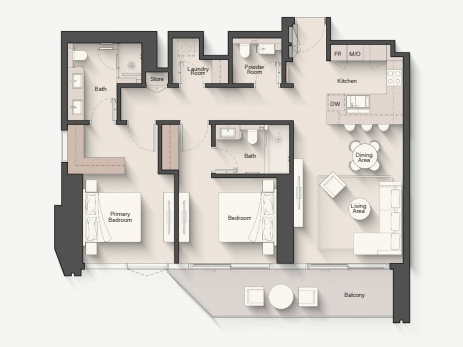 2 bedroom